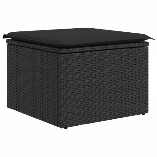 Vrtna garnitura - 7-dijelni set vrtnih sofa s Jastucima Crni Poli Ratan Cijena