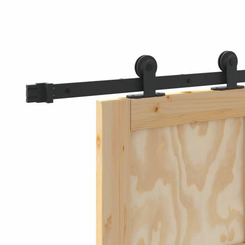 klizna vrata s setom hardvera 93x211 cm od čvrstog bora Cijena
