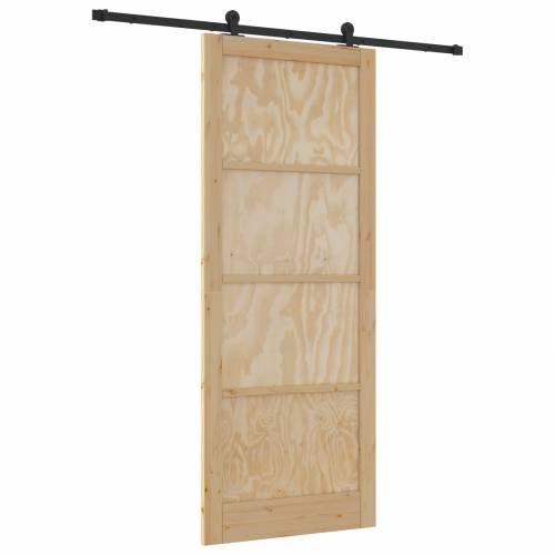 klizna vrata s setom hardvera 93x232 cm čvrsta drva bor Cijena