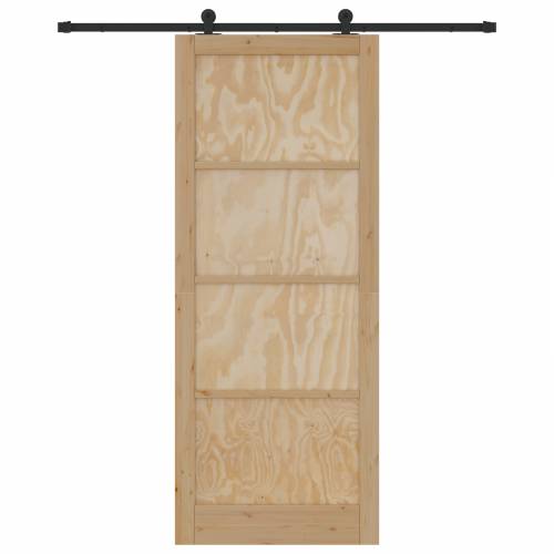 klizna vrata s setom hardvera 93x232 cm čvrsta drva bor Cijena