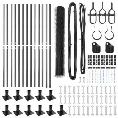Set Ograda Set od 2 Siva Čelik s premazom u prahu 25 x 1,2 m Cijena