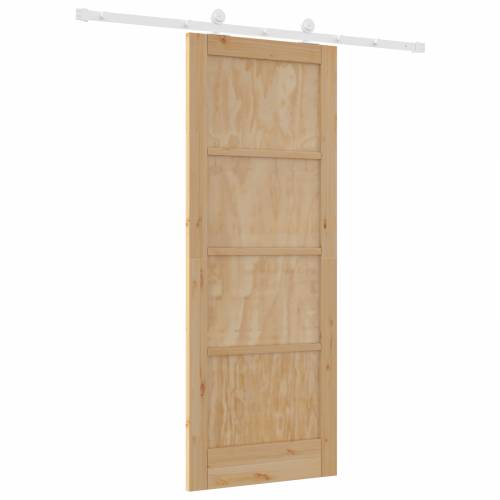 klizna vrata sa setom za pričvršćivanje 78x202 cm od masivnog drveta borovina Cijena