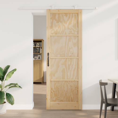 klizna vrata s hardverom 83x232 cm čvrsta drva bor Cijena