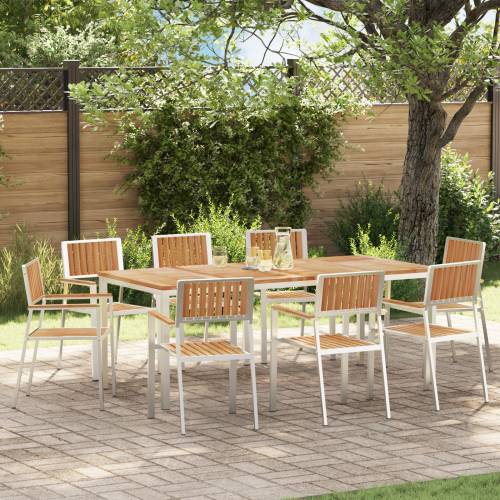9-dijelni set za blagovanje Solid Wood Teak Cijena