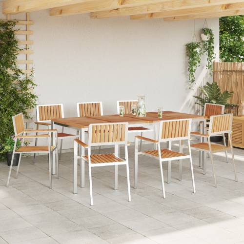 9-dijelni set za blagovanje Solid Wood Teak Cijena