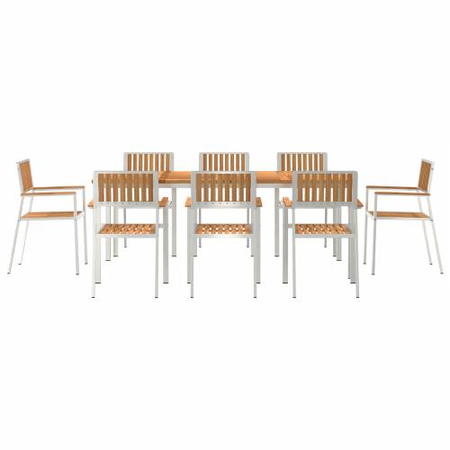 9-dijelni set za blagovanje Solid Wood Teak Cijena