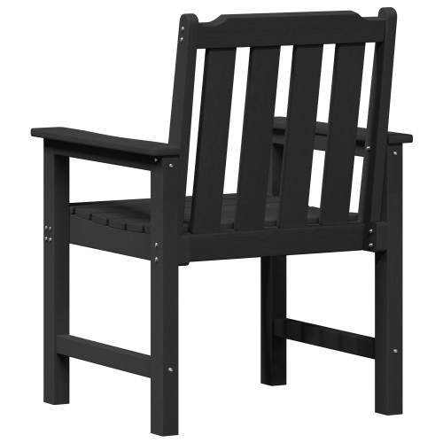 vrtni stolci 4 kom Crni 65,5x55,5x88 cm HDPE Cijena