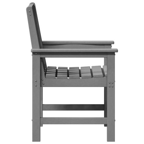 vrtne stolice za objedovanje 4 kom svijetlosive 65.5x55.5x88 cm HDPE Cijena