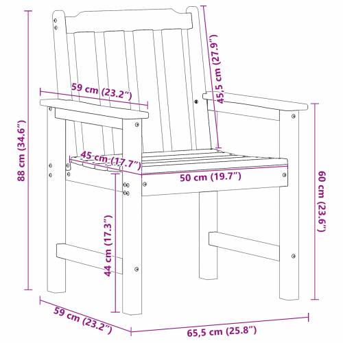 vrtne stolice za objedovanje 4 kom svijetlosive 65.5x55.5x88 cm HDPE Cijena