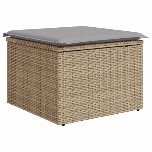set od 8 dijelova vrtnih sofa s jastučićima bež poli ratan Cijena