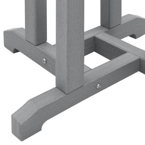 set od 3 dijela vrtnih barova svjetlosiva HDPE Cijena