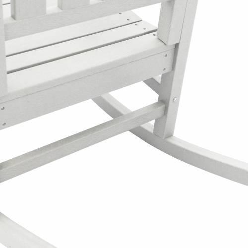 set od 3 komada vrtnih lounge stolica bijeli HDPE Cijena