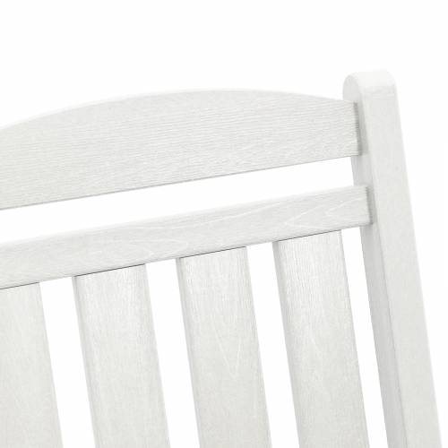 set od 3 komada vrtnih lounge stolica bijeli HDPE Cijena