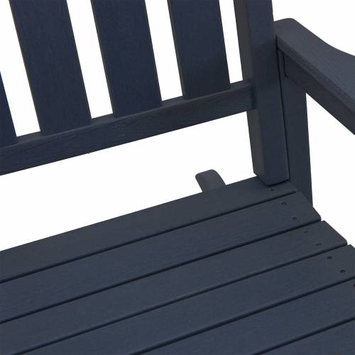 3 Komada Vrtni Lounge Set Navy Plava HDPE Cijena