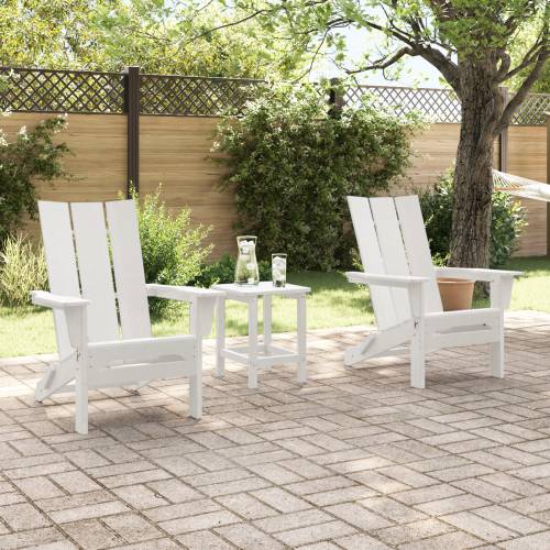 Sklopive Adirondack stolice 2 kom Bijela 74.5x80.5x90 cm HDPE Cijena