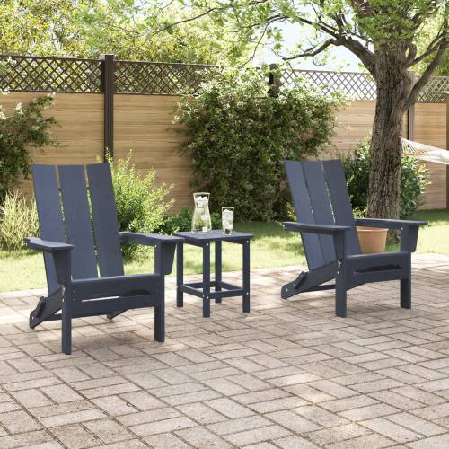 sklopive Adirondack stolice 2 kom Mornarska plava 74.5x80.5x90 cm HDPE Cijena
