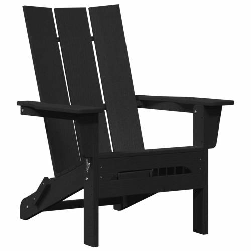 Sklopive Adirondack stolice 2 kom Crne 74.5x80.5x90 cm HDPE Cijena