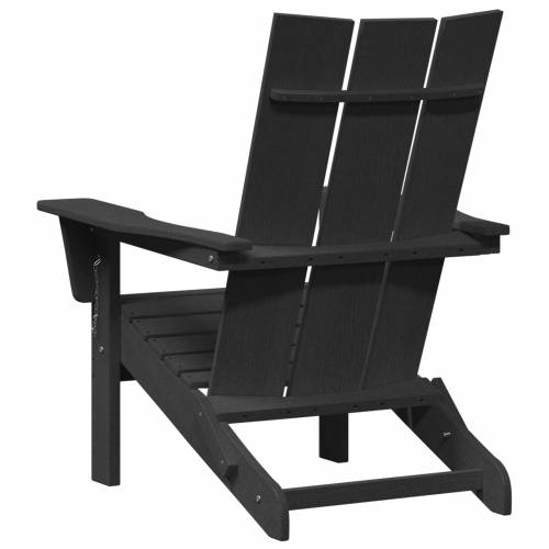 Sklopive Adirondack stolice 2 kom Crne 74.5x80.5x90 cm HDPE Cijena