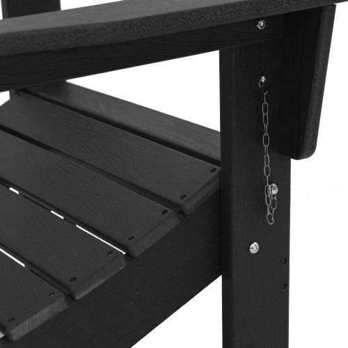 Sklopive Adirondack stolice 2 kom Crne 74.5x80.5x90 cm HDPE Cijena