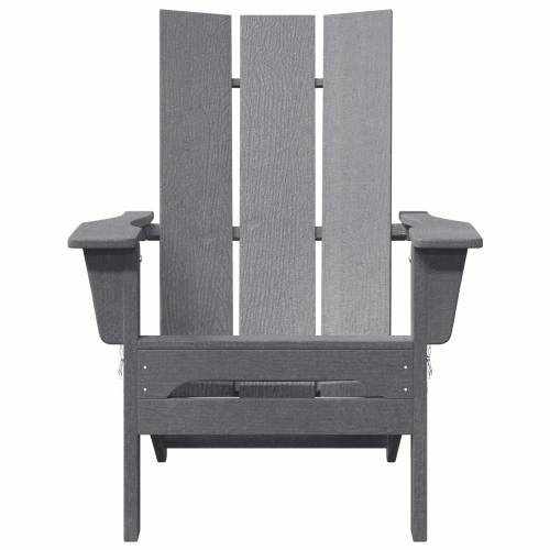 Sklopivi Adirondack stolci 2 komada Svjetlosivi 74.5x80.5x90 cm HDPE Cijena
