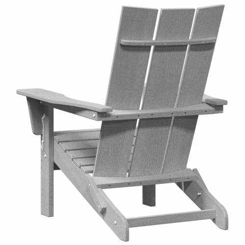Sklopivi Adirondack stolci 2 komada Svjetlosivi 74.5x80.5x90 cm HDPE Cijena