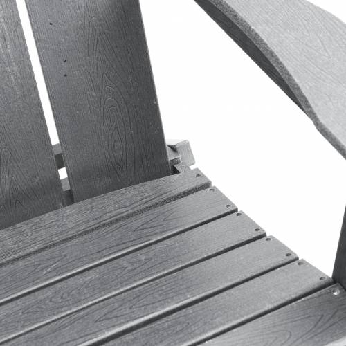 Sklopivi Adirondack stolci 2 komada Svjetlosivi 74.5x80.5x90 cm HDPE Cijena