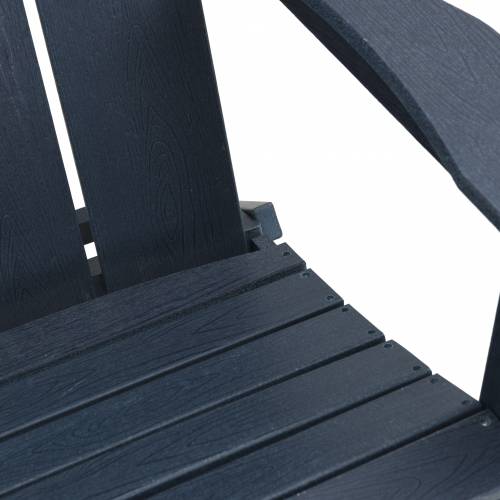 set od 3 komada za vanjski lounge morsko plavi HDPE Cijena