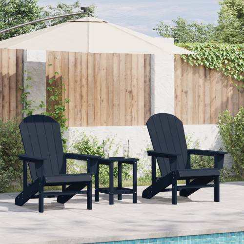 Adirondack stolice 2 kom Tamnoplava 74x82x90 cm HDPE Cijena