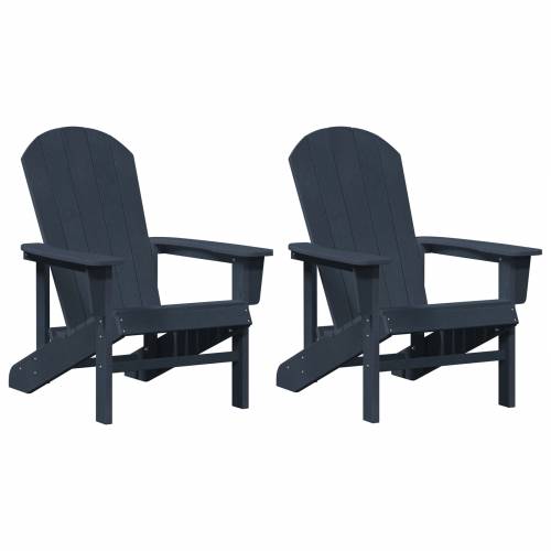 Adirondack stolice 2 kom Tamnoplava 74x82x90 cm HDPE Cijena