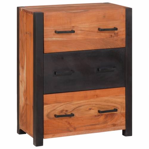 Buffeti i komode Smeđa 55 x 30 x 75 cm Masivno bagremovo drvo Cijena