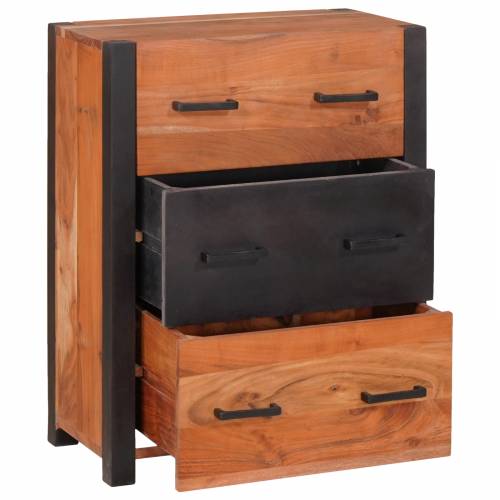 Buffeti i komode Smeđa 55 x 30 x 75 cm Masivno bagremovo drvo Cijena
