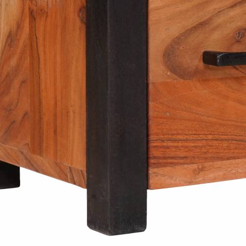 Buffeti i komode Smeđa 55 x 30 x 75 cm Masivno bagremovo drvo Cijena