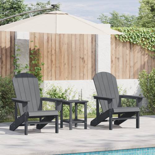 Adirondack stolice 2 kom Svjetlosiva 74x82x90 cm HDPE Cijena