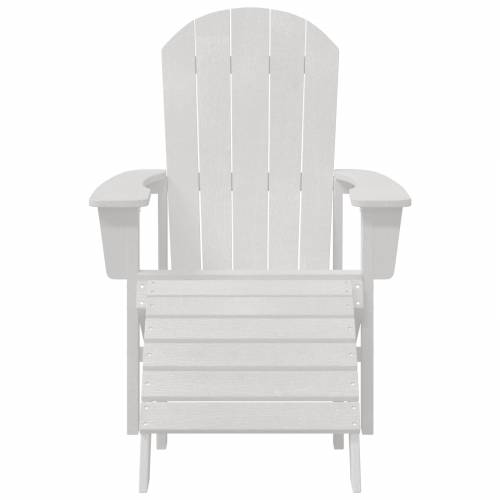 Adirondack stolice s naslonima za noge 2 kom bijeli HDPE Cijena
