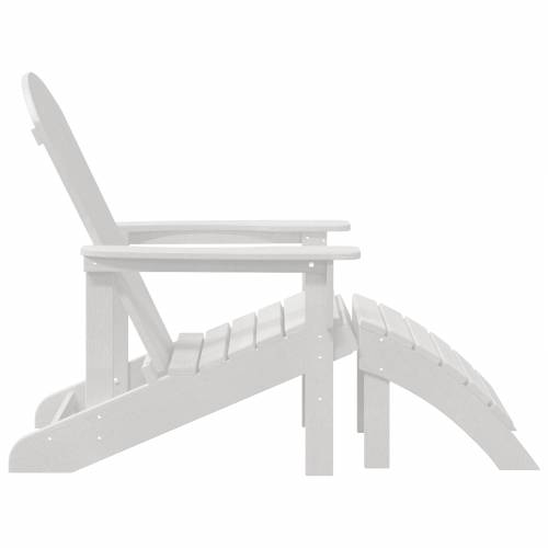 Adirondack stolice s naslonima za noge 2 kom bijeli HDPE Cijena