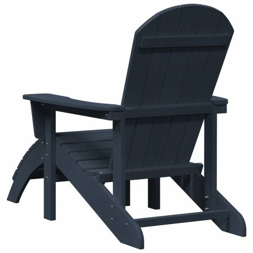 Adirondack stolice s podnožjem 2 kom Navy Blue HDPE Cijena