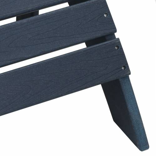 Adirondack stolice s podnožjem 2 kom Navy Blue HDPE Cijena