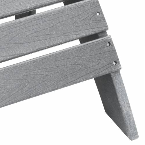 Set od 3 Vrtni Lounge Set Svjetlosiva HDPE Cijena