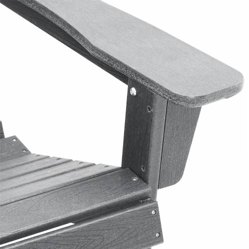 Set od 3 Vrtni Lounge Set Svjetlosiva HDPE Cijena