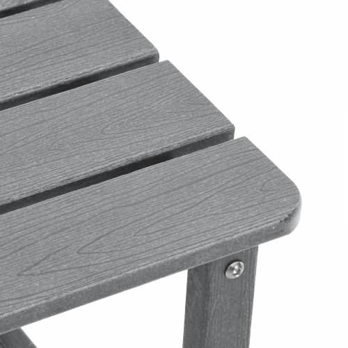 Set od 3 Vrtni Lounge Set Svjetlosiva HDPE Cijena