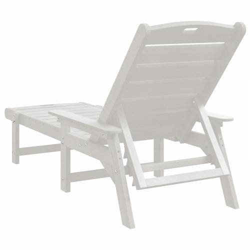 ležaljke 2 kom bijela 162x53x98.5 cm HDPE Cijena