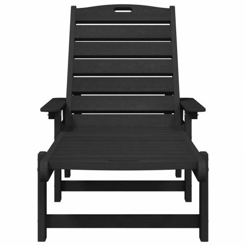 Ležaljke 2 kom crna 162x53x98,5 cm HDPE Cijena