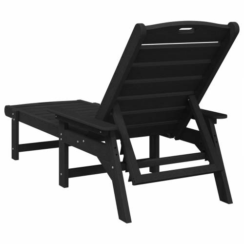 Ležaljke 2 kom crna 162x53x98,5 cm HDPE Cijena