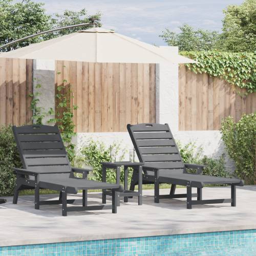 ležaljke 2 kom Svjetlosiva 162x53x98.5 cm HDPE Cijena