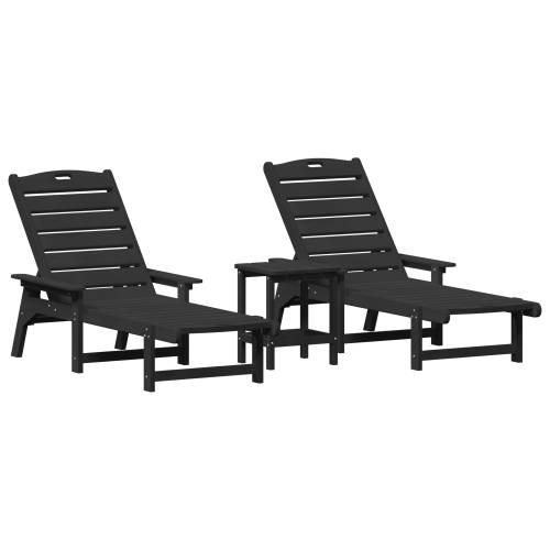 set vrtnih ležaljki - Crna HDPE Cijena