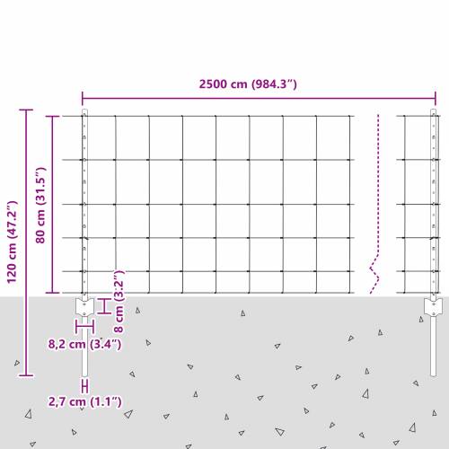 Stupovi za ograde 11 kom U-kanal 80 cm Pocinčani čelik Cijena