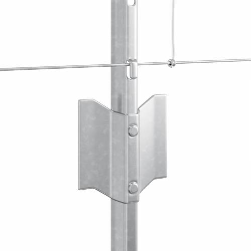 Stupovi ograde 11 kom U-kanal 80 cm galvanizirani čelik Cijena