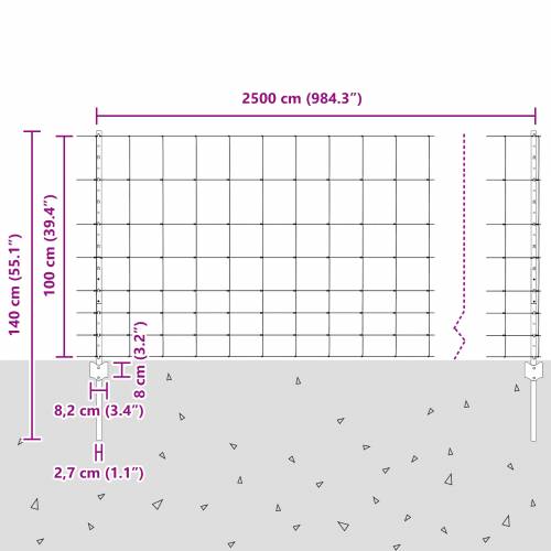 Ograde od pocinčane čelika 22 kom U-kanal 100 cm Cijena