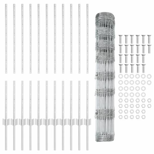 Stupovi za ograde 22 kom U-Kanal 100 cm Galvanizirani čelik Cijena