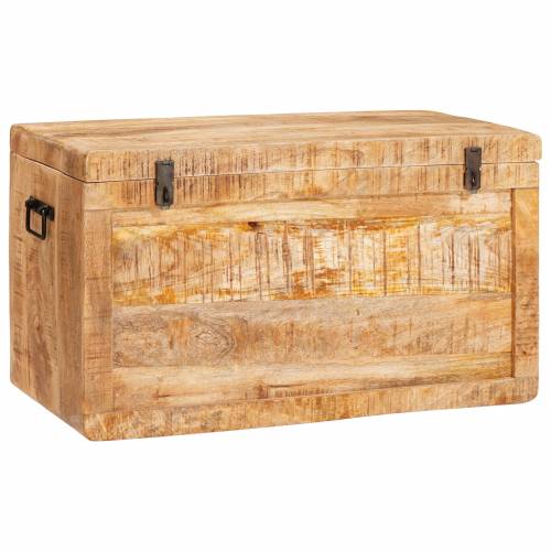 Kutija za spremanje Smeđa 70 x 35 x 40 cm masivno drvo manga Cijena